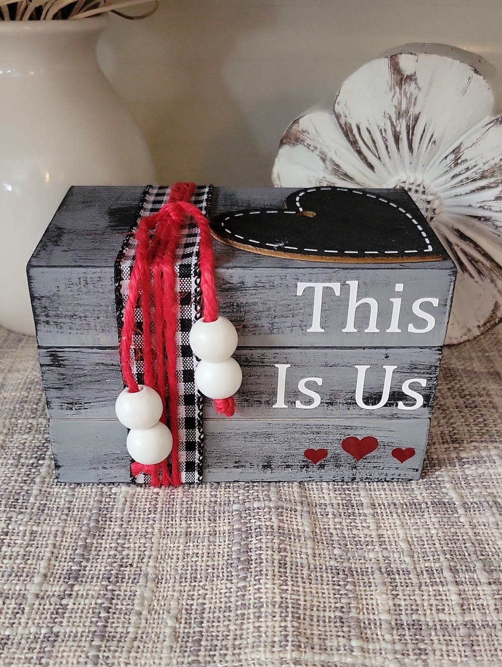 This Is Us Mini Wooden Bookstack